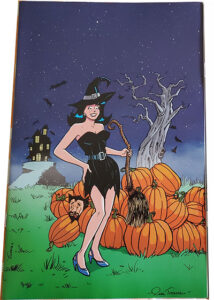 Archie Halloween Spectacular 2023 Harrison's Comics Veronica virgin cover variant By Jimmy Tournas.